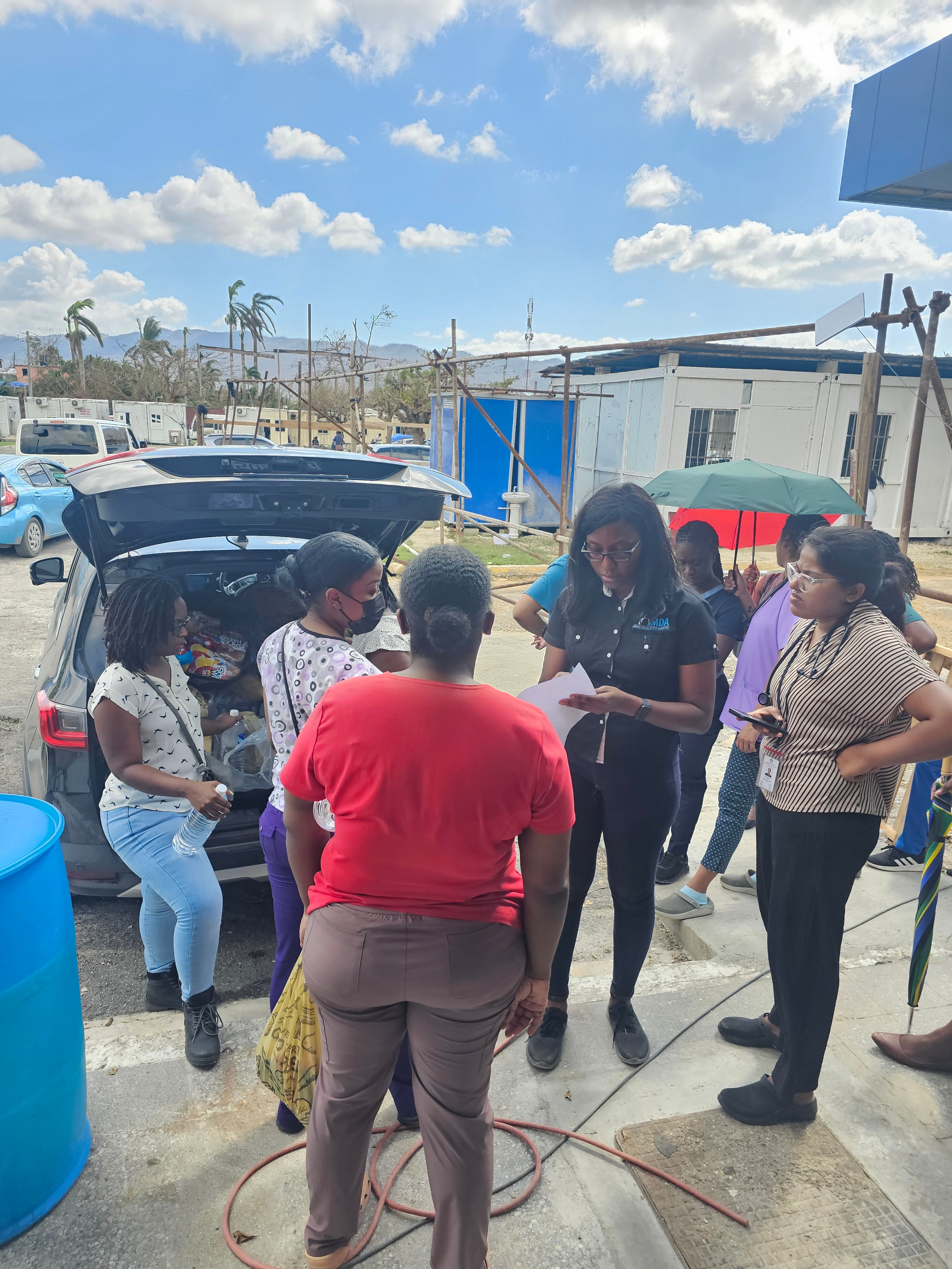 Distribution of Care Packages